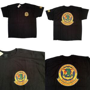 USMC Men's Size 2XL 2nd Battalion 4Th Marines Short Sleeve T-Shirt Brand New